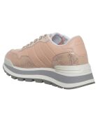 Sneakers en Cuir Lena roses