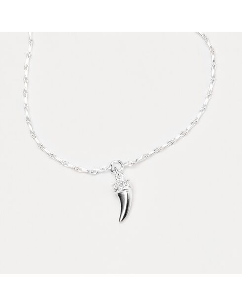Bracelet corne en Argent