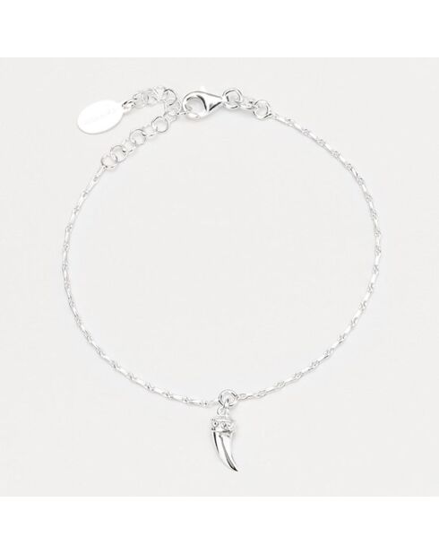 Bracelet corne en Argent