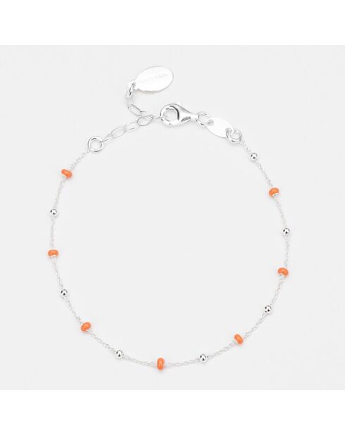 Pulsera de plata y esmalte