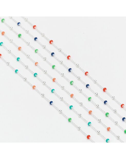 Collier en Argent & Email