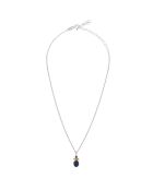 Collier en Argent, Laiton & Lapis bleu