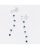 Boucles d'oreilles en Argent & Email