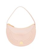 Sac porté épaule en Cuir Excellence nude - 25x16x9.5 cm