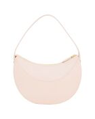 Sac porté épaule en Cuir Excellence nude - 25x16x9.5 cm