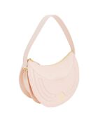 Sac porté épaule en Cuir Excellence nude - 25x16x9.5 cm