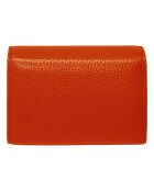 Porte-cartes Ambre orange - 11.5x8x2 cm