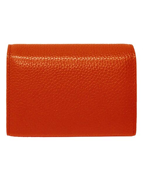 Porte-cartes Ambre orange - 11.5x8x2 cm