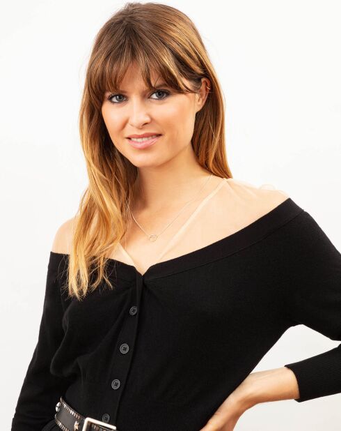 Pull en Laine mélangée Gary noir