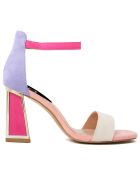 Sandales Carmen roses - Talon 9 cm