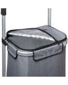 Chariot 2 roues Alu Fraîcheur 50L gris - 46x34x96 cm