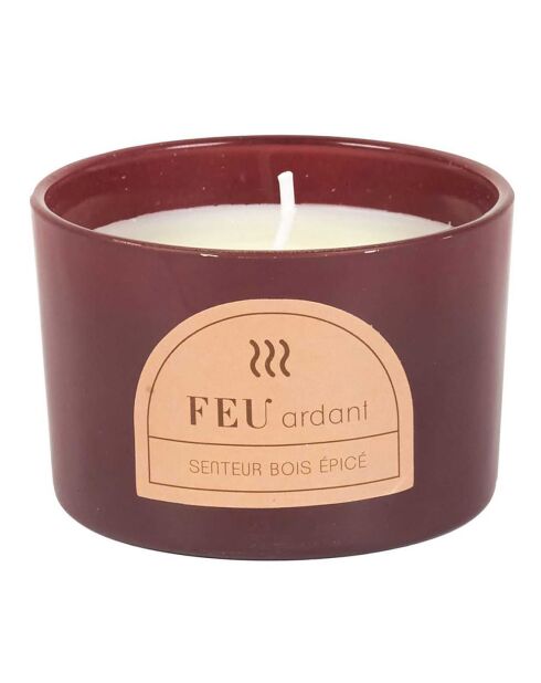 Coffret 4 bougies parfumées Elements Figue, pivoine, brume des bois, épices - 1 mèche 21h