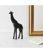 Girafe Origami noire - 19x40x8.5 cm