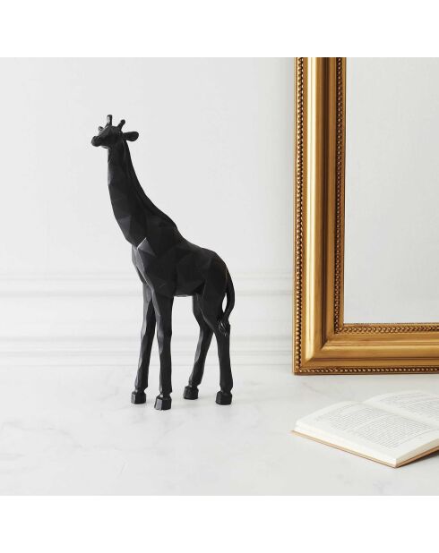 Girafe Origami noire - 19x40x8.5 cm