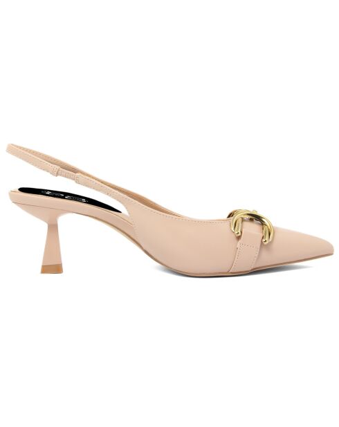 Nackte Slingbacks von Alix - 7 cm hoher Absatz
