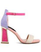 Sandales Carmen roses - Talon 9 cm