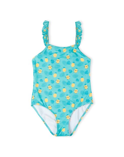 Maillot de bain 1 Pièce Ananas  turquoise