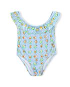 Maillot de bain 1 Pièce Avocat  bleu