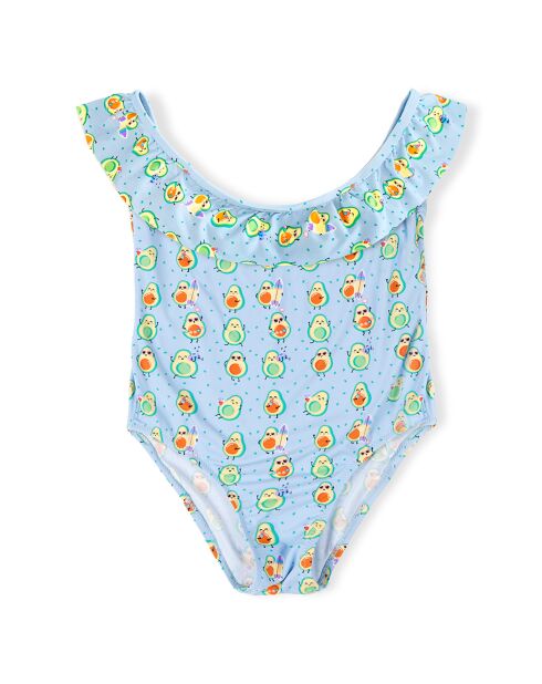 Maillot de bain 1 Pièce Avocat  bleu