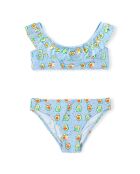 Haut de maillot de bain Avocat bleu