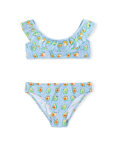 Haut de maillot de bain Avocat bleu
