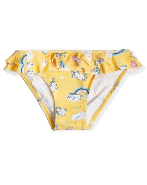 Bas de maillot de bain Licorne jaune