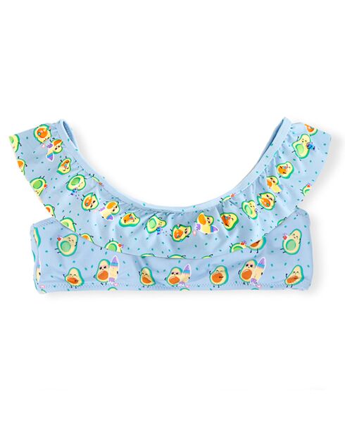 Haut de maillot de bain Avocat bleu