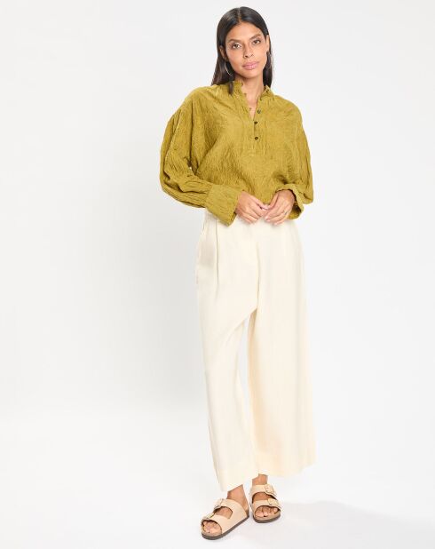 Pantalon en Lin mélangé Grecale beige