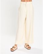 Pantalon en Lin mélangé Grecale beige