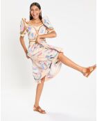 Robe Quin Patchwork multicolore