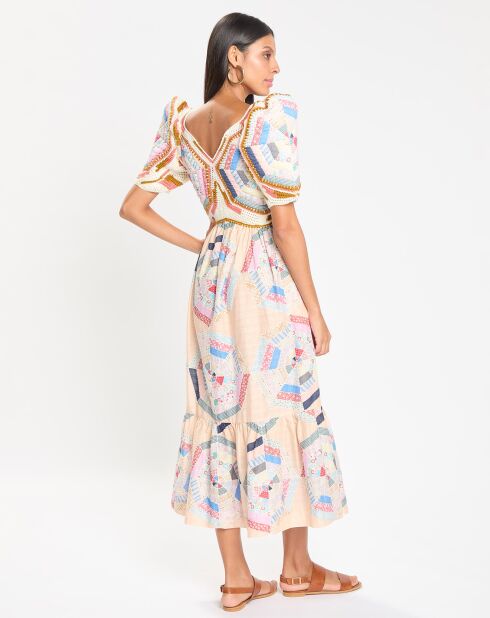 Robe Quin Patchwork multicolore
