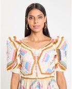 Robe Quin Patchwork multicolore