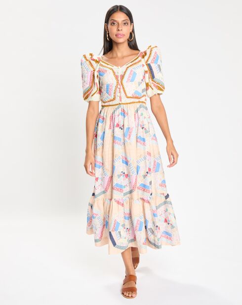 Robe Quin Patchwork multicolore