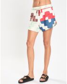 Short Cari Patchwork multicolore