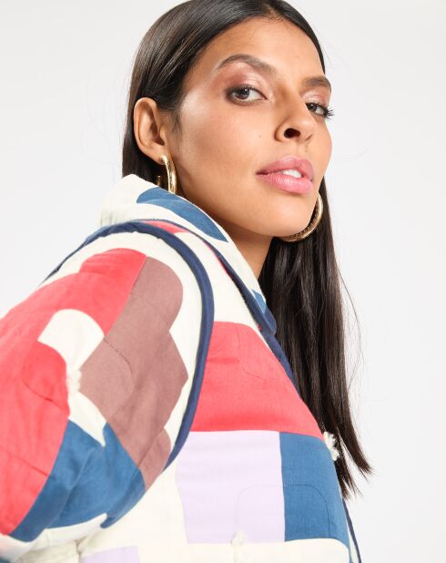Veste rembourrée Cari Patchwork multicolore