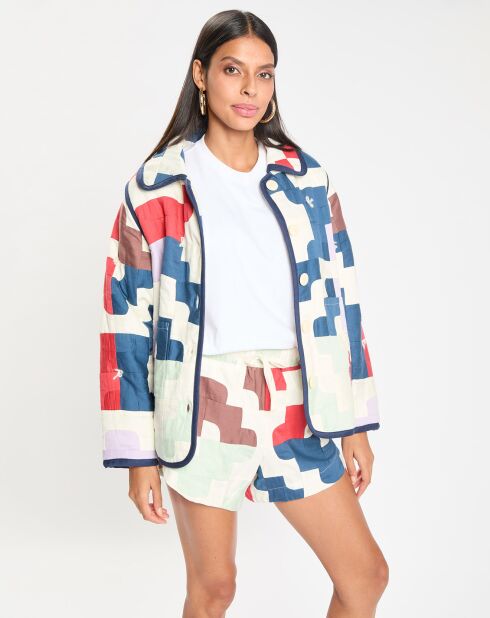 Veste rembourrée Cari Patchwork multicolore