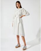 Robe Broderie blanche