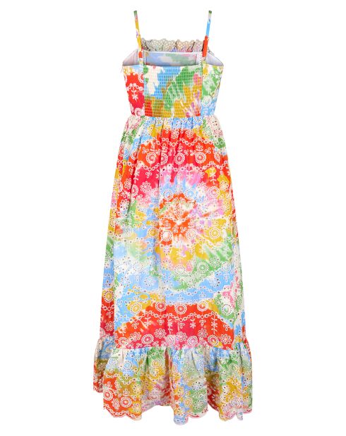 Robe Broderie tie and dye