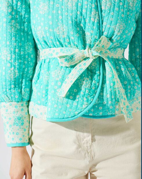 Veste réversible Marguerite bleue
