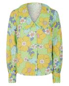 Chemise Psychedelic vert gazon