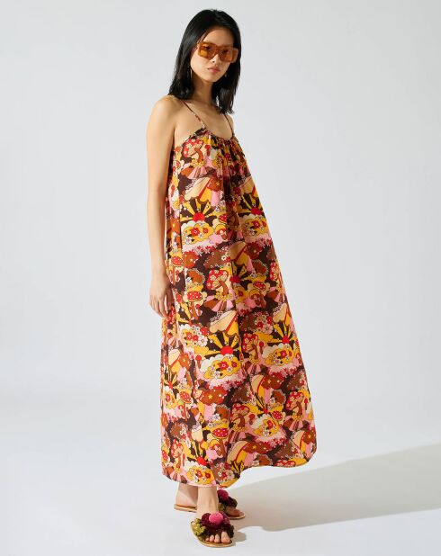 Robe Sun marron