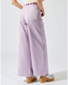 Pantalon Summer denim lilas