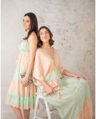 Robe Valeria menthe