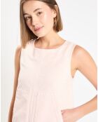 Robe en jean Mitsouko rose pâle