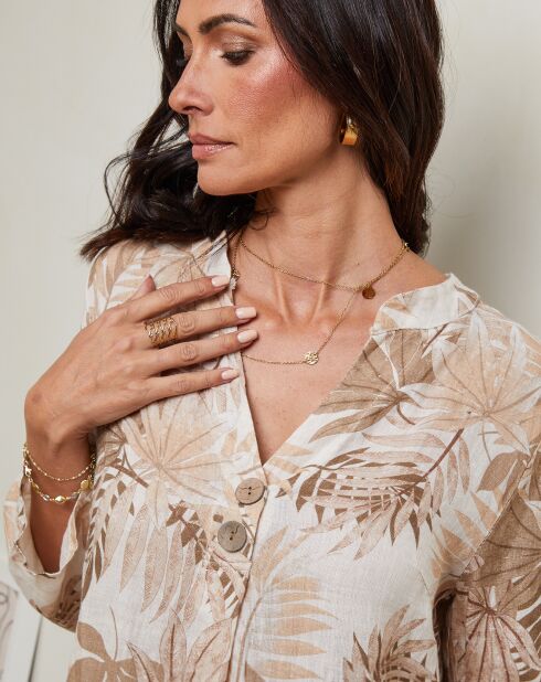 Tunique 100% Lin Lola camel