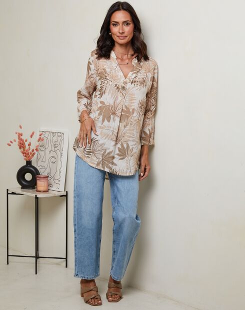Tunique 100% Lin Lola camel