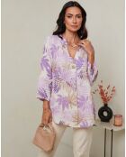 Tunique 100% Lin Lola lilas