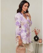 Tunique 100% Lin Lola lilas