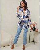 Tunique 100% Lin Lola marine
