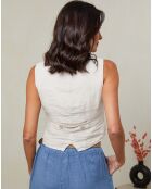 Gilet 100% Lin Lorie beige